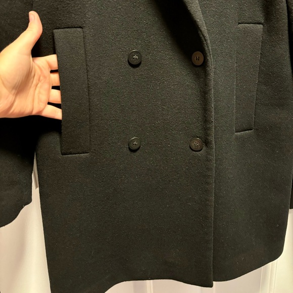 Zara Black Women's Coat - Picture 3 of 6